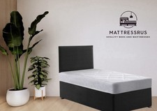 SHORTY BED WITH MATTRESS AND HEADBOARD IN VARIOUS SIZES
