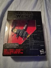 Star Wars Poe s X Wing Fighter 12 Black Series Titanium Series 2015 Hasbro