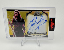 2024 Leaf Metal The Immortals Autographs Gold Mel Gibson ON CARD AUTO /100