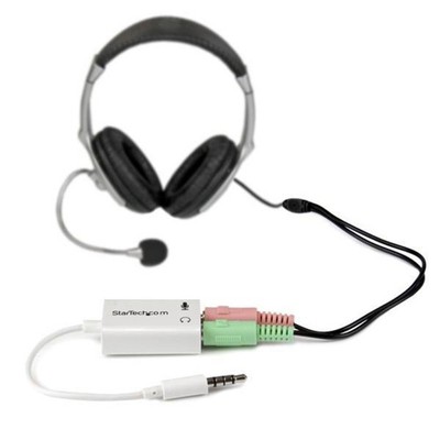 StarTech.com MUYHSMFFADW 3,5mm (4 pol.)/St zu 2x 3.5mm (3 pol.)/Bu Audio Adapter
