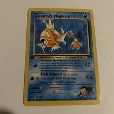 Pokémon TCG Giovanni's Magikarp 1st Edition Gym Challenge 73/132 30 HP Common on eBay