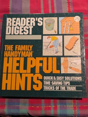 The Family Handyman Helpful Hint Readers Digest Hardcover EUC