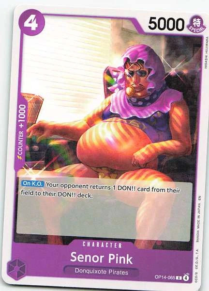 Senor Pink OP14-065 One Piece Card Game Common NM One Piece TCG | eBay