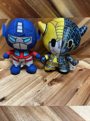 Hasbro Transformers 7 '' Plush Toy Set, Optimus Prime, Bumblebee