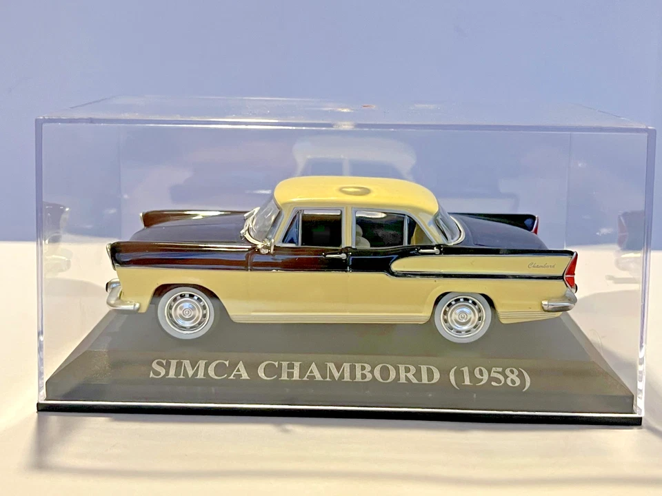 Auto Simca Chambord 1958 Bi-Ton 1/43 Ixo Altaya Nostre Care Auto D'Antan - Immagine 4 di 4