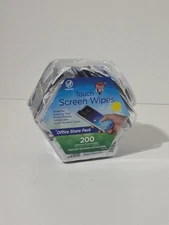 Dust-Off Touch Screen Wipes 5 x 6 200 Individual Foil Packets DMHJ