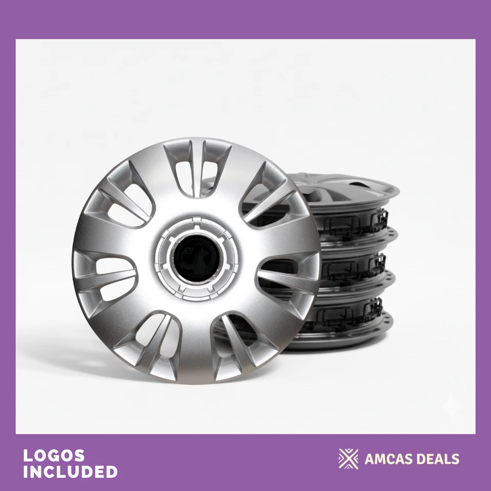 15" WHEEL TRIMS HUB CAPS COVERS TRIMS RIMS TO FIT VAUXHALL ASTRA K 2016  ** - Image 2 of 4