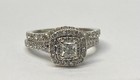 NEIL LANE 14K Gold Natural Diamond 1 CT TW Halo 2pc Wedding Set 5.6g Size 6.5 — photo 5