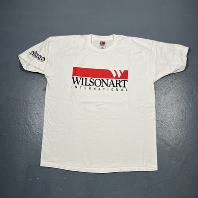 Vintage 90s Y2K Wilsonart International Graphic Tshirt White XL VTG Casual Promo