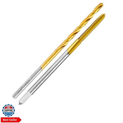 2-56 UNC Tap and Drill Bit Kit, M2 HSS Drill and Tap Set, Combination of Dril...