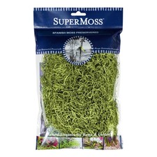 SuperMoss Preserved Spanish Moss, Basil, 2oz