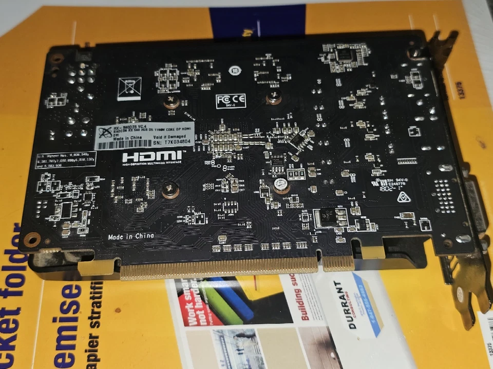 AMD XFX RX 2GB GDDR5 Graphics Card Double Dissipation DVI HDMI DP - Image 4 of 4