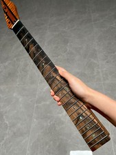 AAAA Stainless 5piece Ebony 22Fret Roasting flame Maple Electric guitar Neck