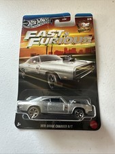 HOT WHEELS 2/5 FAST & FURIOUS SILVER Series 1970 DODGE CHARGER R/T