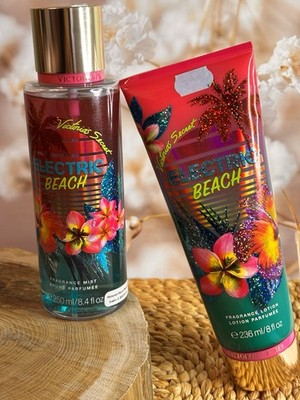Victoria Secret Electric Beach  Set Body MIst &Fragrance Lotion 236 ml Neu