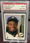 1989 KEN GRIFFEY JR UPPER DECK STAR ROOKIE PSA 9 MARINERS HOF 50-50? (895)