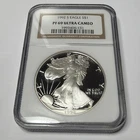 1992-S Proof Silver American  Eagle PF69 Ultra Cameo Nice Fresh Clean ngc