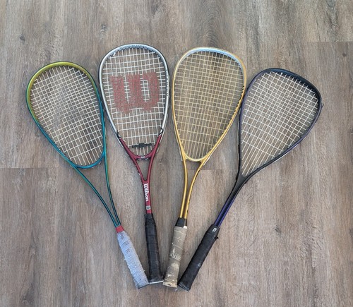Squash Rackets Lot of 4 Wilson, Pro Kennex, Head, Prince Used condition - Foto 1 di 22