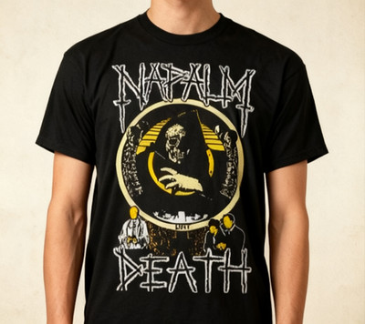 Napalm Death Live Corruption BLACK Men's T-Shirt S - 5XL NWT!!!