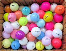 100 AAAAA Crystal Golf Balls - Assorted Brands and Colors - No Pen Marks