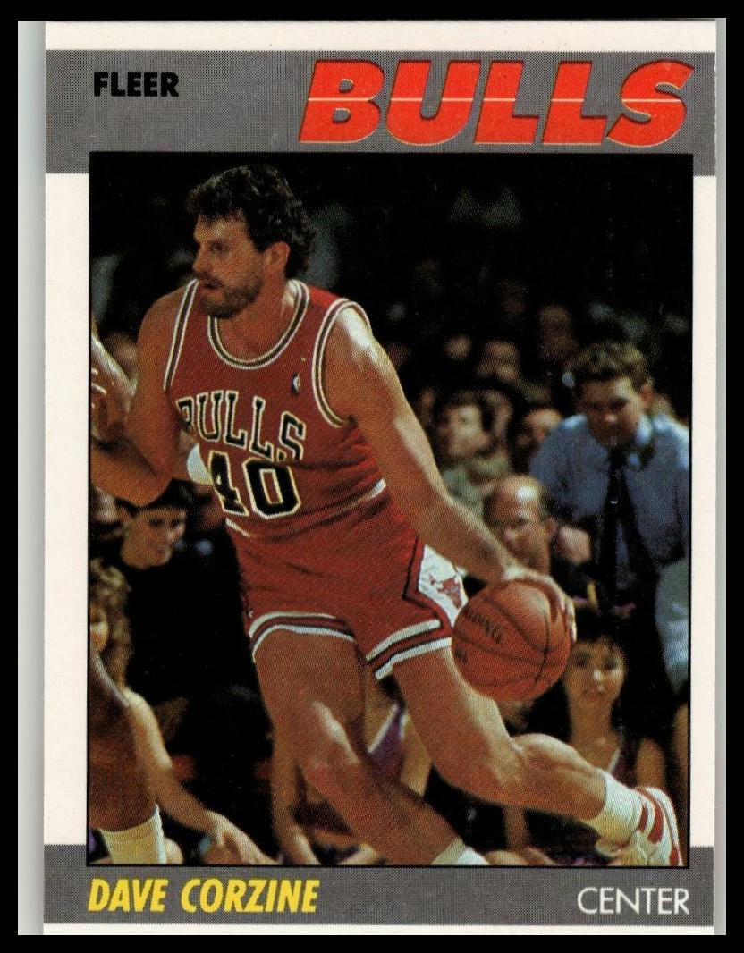 Fleer 1987-88 Fleer Dave Corzine #22 Basketball