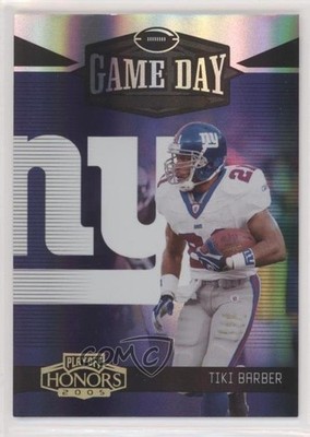 2005 Playoff Honors Game Day Holofoil 80/100 Tiki Barber #GD-11 2i2