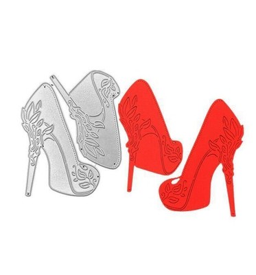 Ladies High Heels Metal Cutting Die Decoration Scrapbooking Card Crafts Template