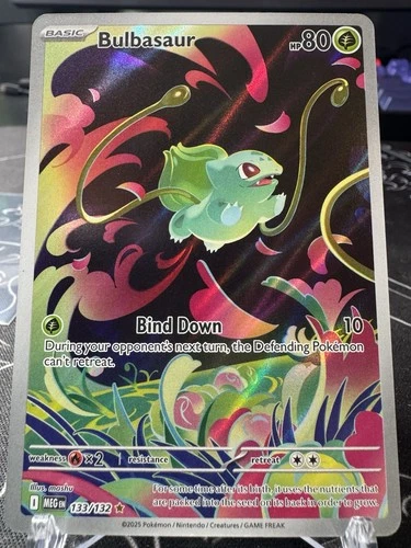Pokémon TCG Bulbasaur IR 133/132 Mega Evolutions