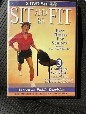 Sit and Be Fit DVD Diabetes Workout Beginners Balance & Intermediate Balance New