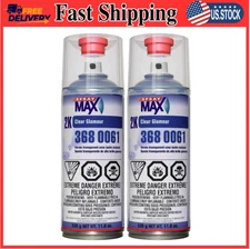 Spray Max USC 2K Clear Coat Aerosol, High Gloss Automotive Finish, 2 Pack