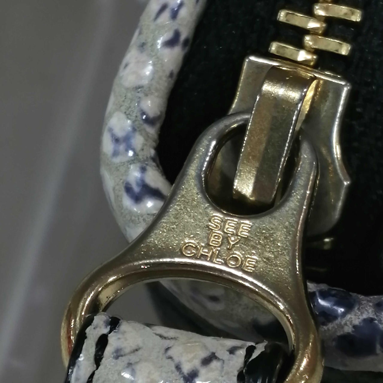 Bi Fold Wallet Model Black Python Pattern SEE BY … - image 8