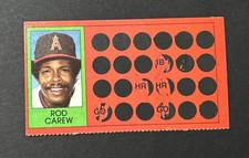ROD CAREW 1981 TOPPS BASEBALL SCRATCH OFF #18 OF 108 FREE SHIPPING