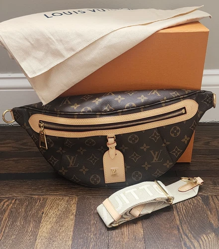 Brand New 100% Auth Louis Vuitton High Rise Monogram Belt Bag M46784 