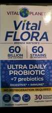 Vital Flora Ultra Daily Probiotic 30 Capsules 60 Billion CFU for Gut Health Best