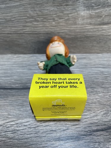 1990 Peanut Gang Peppermint Patty 4" Vinyl Figur Philosophie Puppe - Bild 6 von 6