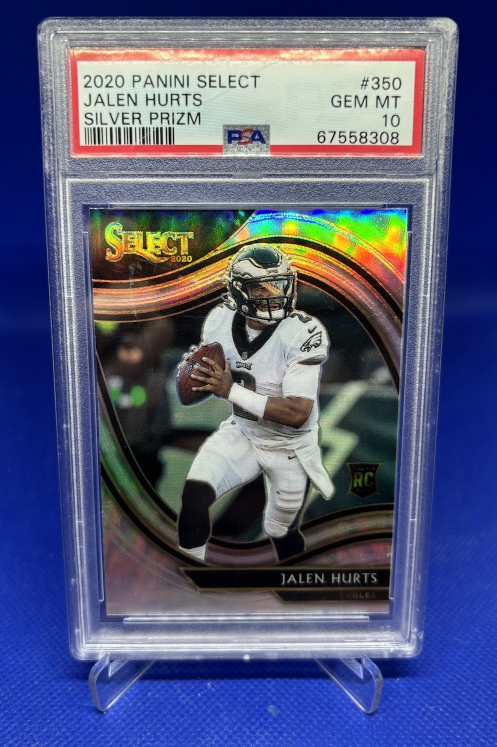 Jalen Hurts Panini Select #350 Silver