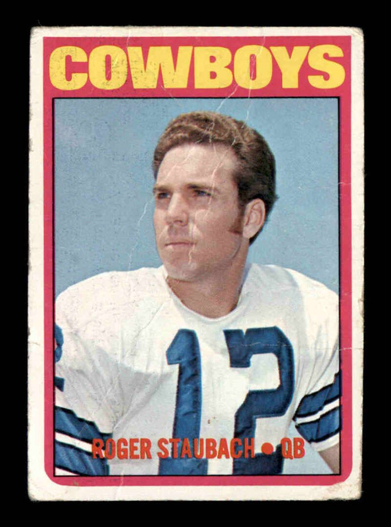 1972 Topps #200 Roger Staubach RC FAIR X3471597