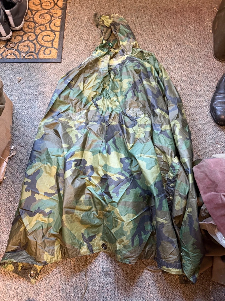 Vietnam Poncho In Original Vietnam War Personal & Field Gear for