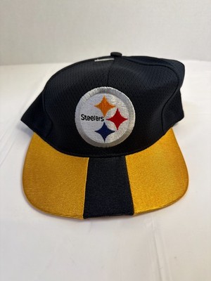 Vintage Pittsburgh Steelers Drew Pearson DP Snapback Hat Black Gold NOS NFL