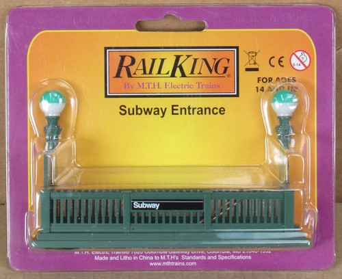 MTH Railking 30-90418 Times Square - 42nd Street Station entrada de metro calibre O | Condition: New