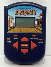 1995 Hangman Electronic Hand-Held Video Game Milton Bradley Works