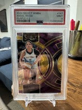 2024-25 ANGEL REESE SELECT WNBA PREMIER LEVEL PURPLE ICE RC #/149 PSA 9 Mint