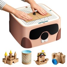 Paper Cutter C1 Pink DIY Cardboard Construction Tool Kit Educational Craft Kids