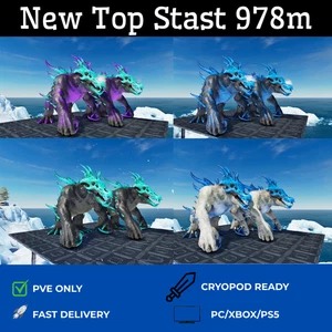 🔥ARK Survival Ascended PvE Top Stats Ossidon 978m PC/XBOX/PS5 ASA