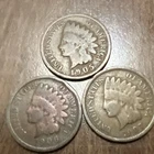 Indian Head cent lot - 1905,1906,1907 Free Shipping Now