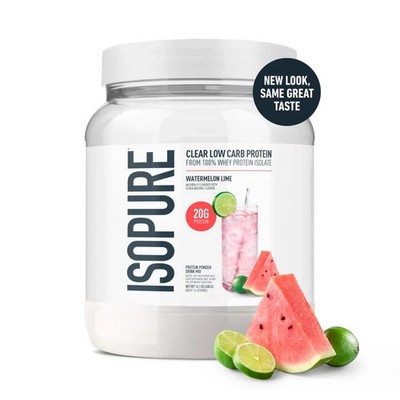 Isopure Clear Low Carb 100% Whey Protein Isolate Powder, Citrus Lemonade