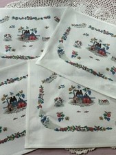 Cottagecore Heartland-Inspired Placemats   Set of 4   