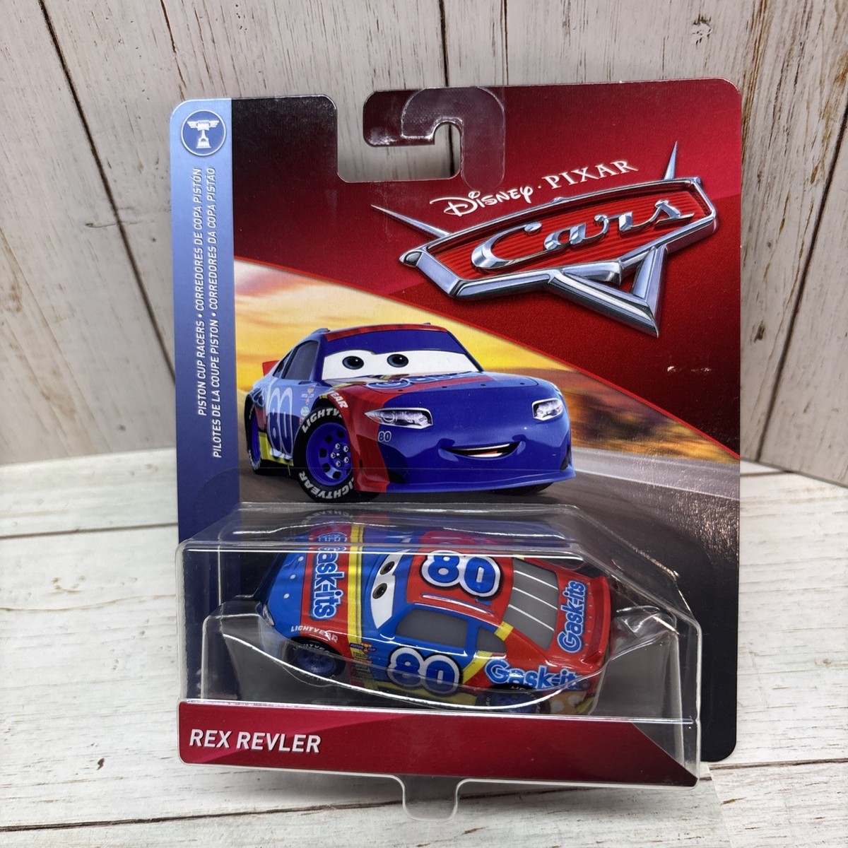 Disney Pixar Cars-- Rex Revler-- Piston Cup Racers | eBay