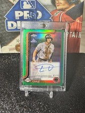 2025 Topps Pro Debut - Chrome Lisbel Diaz #PDC-137 Green Refractor Autographs...
