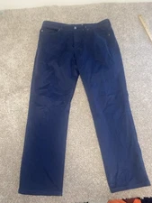 Peter Millar Pants Mens 36 EB66 MS17B93 Cotton/Spandex Golf 36x30 Brown Patch